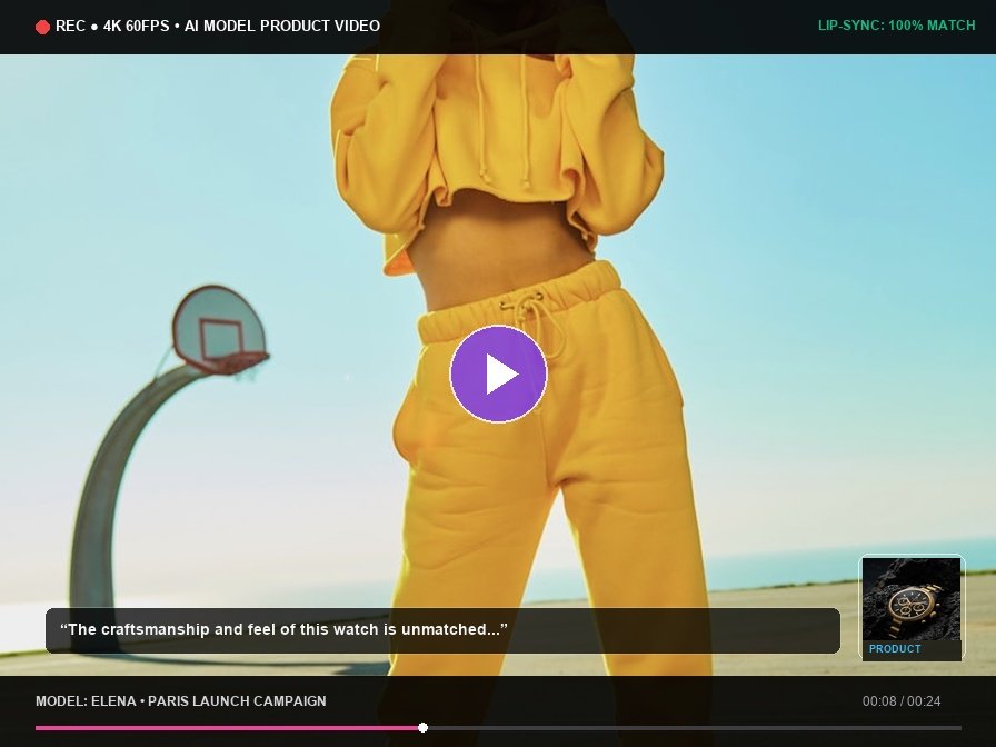 AI Model Product Video Demonstration