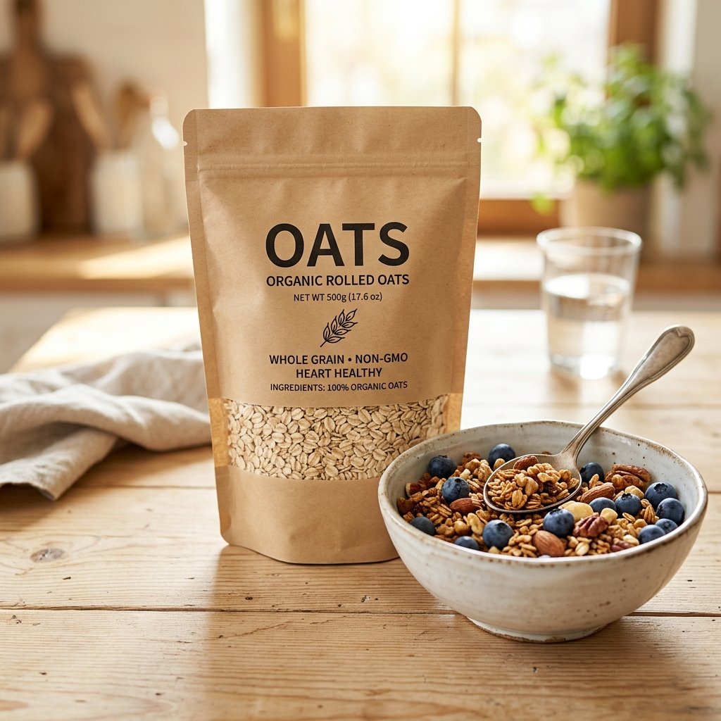 Organic healthy rolled oats