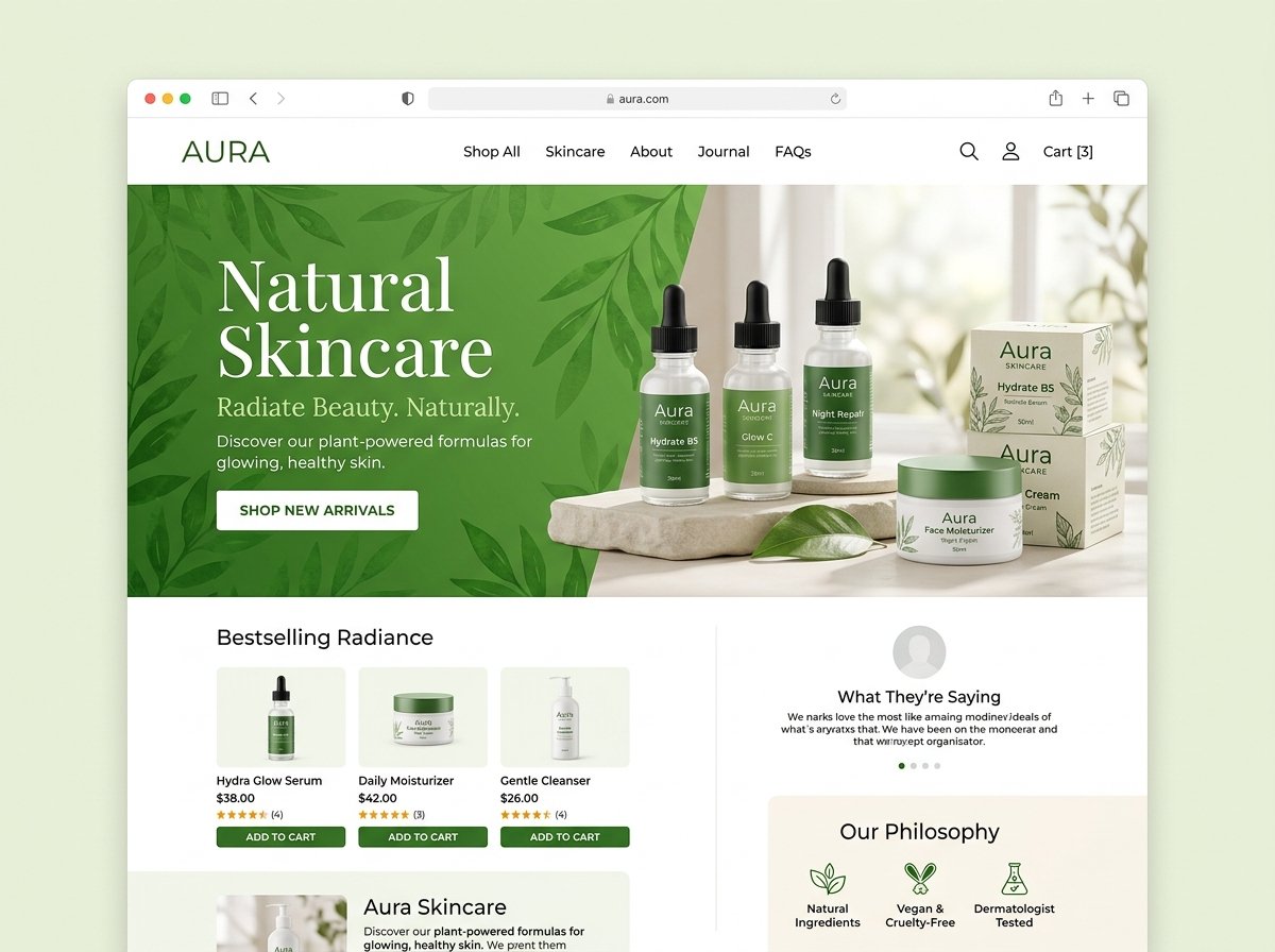 High converting e-commerce hero banner generated with AdShot AI