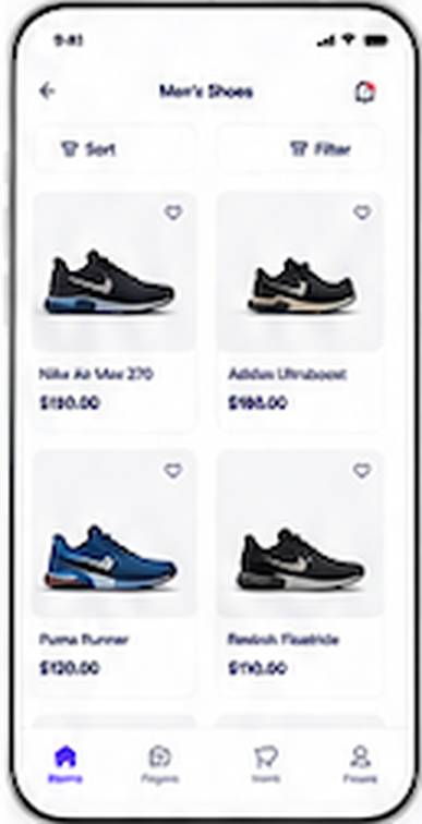 Product List & Catalog Wireframe